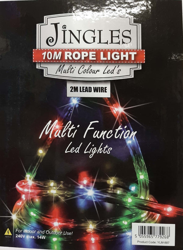 10m Rope Light Multicoloured