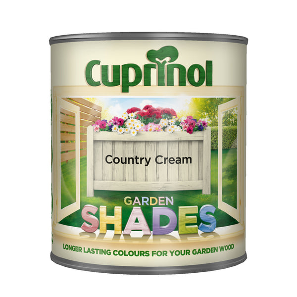 1lt Cuprinol Garden Shades Country Cream