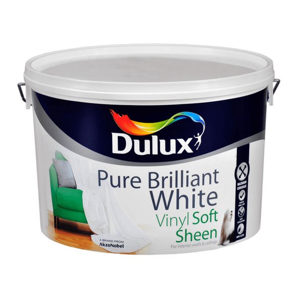 Dulux Soft Sheen Pure Brilliant White 10L