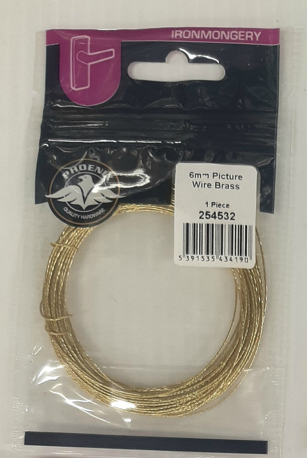 6m Picture Wire Brass (1)