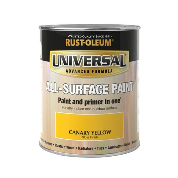Rust-Oleum All Surface Paint Canary Yellow 250ml
