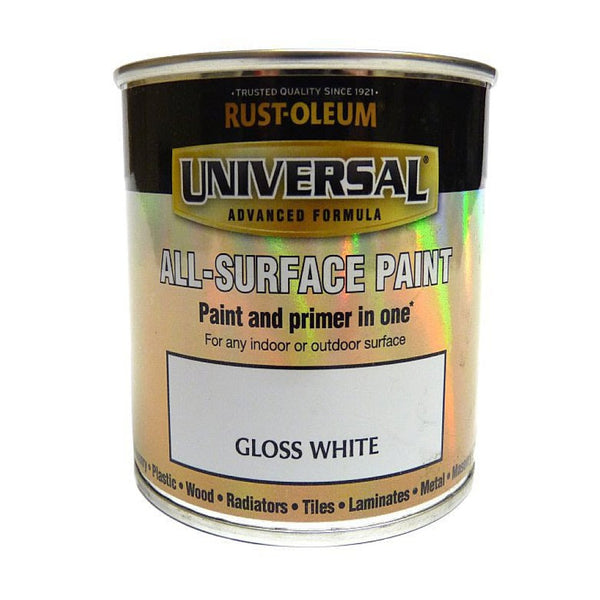 Rust-Oleum All Surface Paint White 250ml (Gloss)