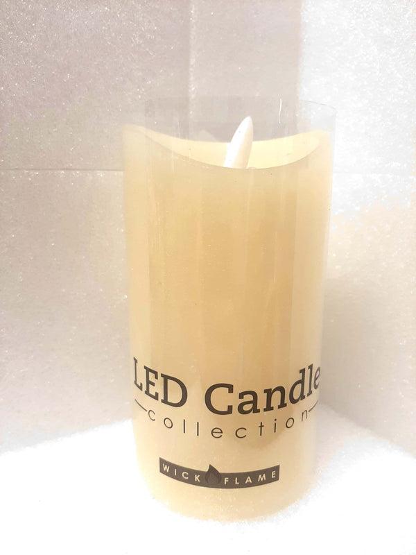 Timer LED Candle Ivory 70x125mm