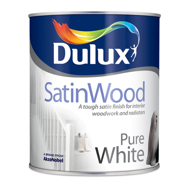 Dulux Satinwood Paint 750ml White