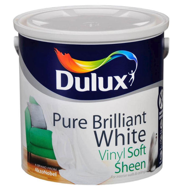 Dulux Soft Sheen Pure Brilliant White  2.5L