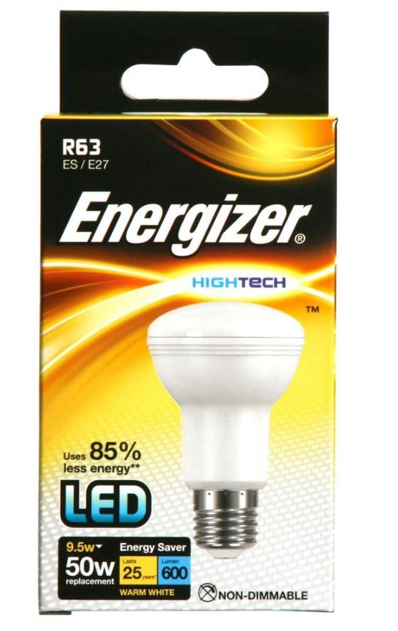 Energizer 50W (9.5W) ES R63 Spotlight Bulb
