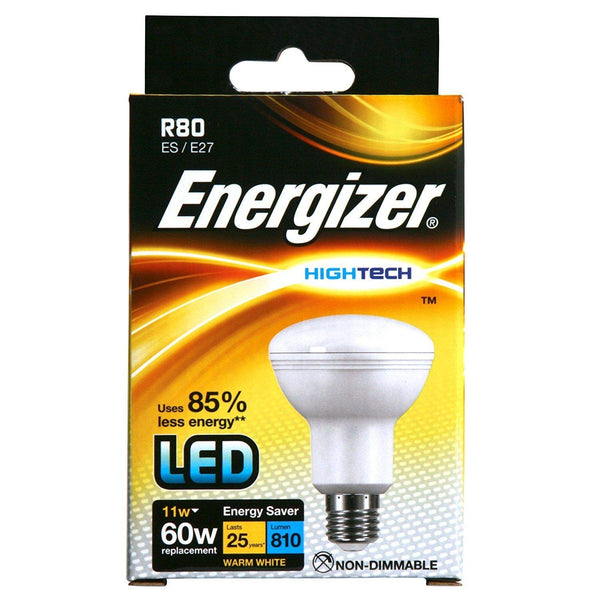 Energizer 60W (11W) ES R80 Spotlight Bulb