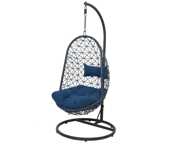 Hanging Egg Chair Blue
