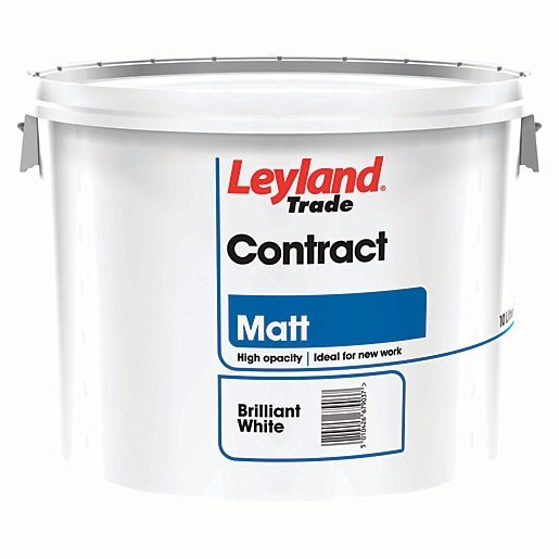 Leyland Trade Matt Emulsion White 10lt