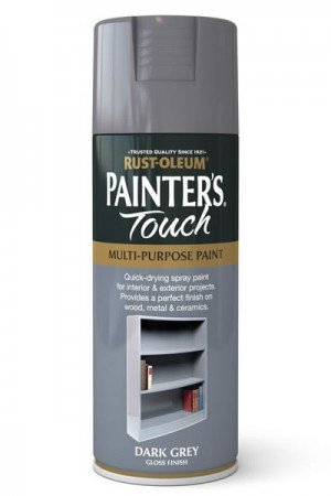 Rust-Oleum Spray Paint Dark Grey Gloss