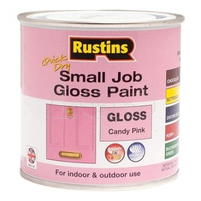 Rustins Small Job Gloss Candy Pink 250ml