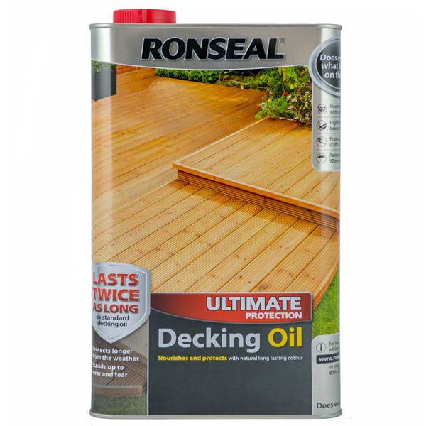 Ronseal Decking Oil 5lt Teak