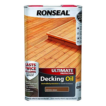 Ronseal Decking Oil 5lt Natural Cedar