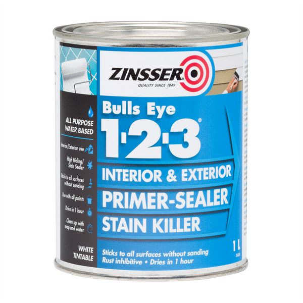 Zinsser Bullseye 1-2-3 Primer Sealer 1lt