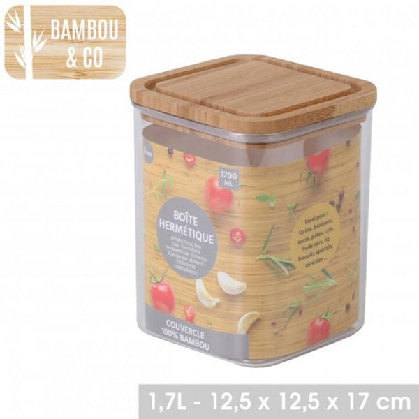 Copy of Bamboo Airtight Container 1.7L
