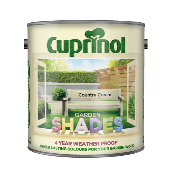 2.5lt Cuprinol Garden Shades Country Cream