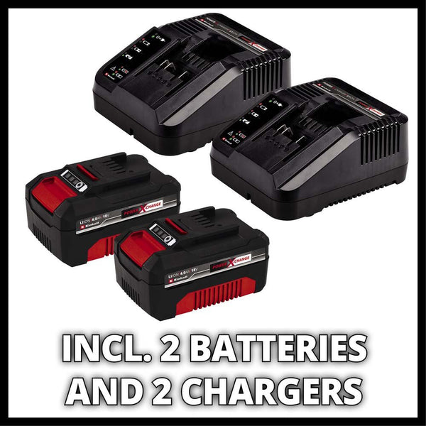 Einhell Power X-Change 36V (2x18V) 43cm Cordless Lawn Mower Kit